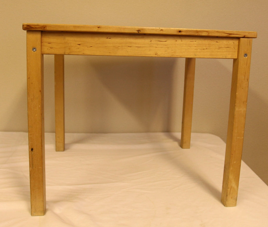 Wooden Table #1: 19.5 Inches