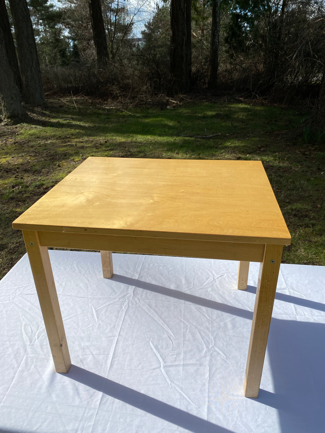 Wooden Table # : ? Inches