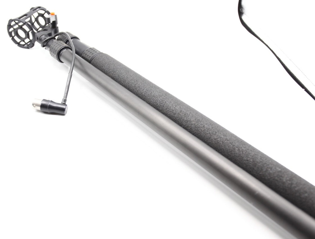 K-Tek KA-113CCR Articulated Boom Pole With Coiled Cable with shock mount